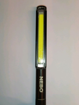 Nebo Lil Larry flashlight like new with LED C•O•B 250 lumens