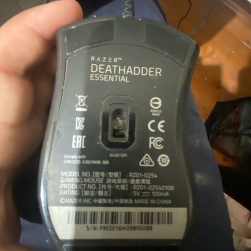 Razer Deathadder Essential used mouse with box