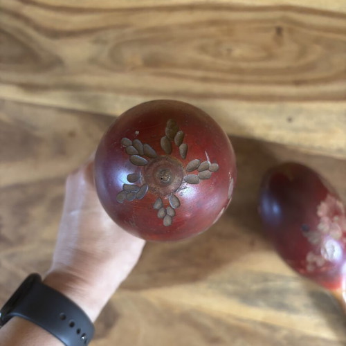 Vintage maracas set of 2 made in Mexico used