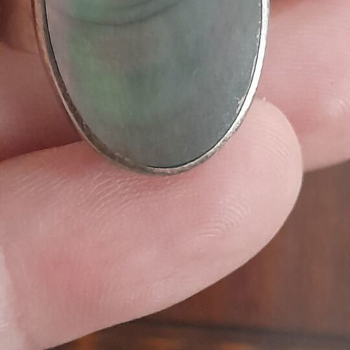 Vintage large 925 silver ring handmade, like new