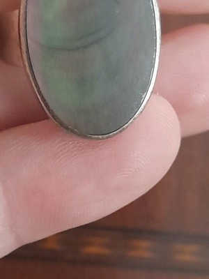 Vintage large 925 silver ring handmade, like new