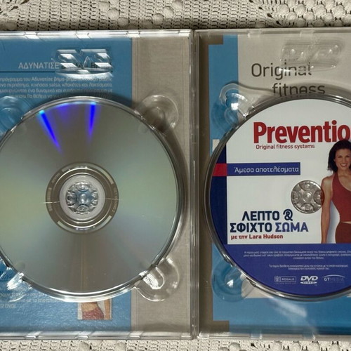 Prevention fitness DVDs new, set of 8