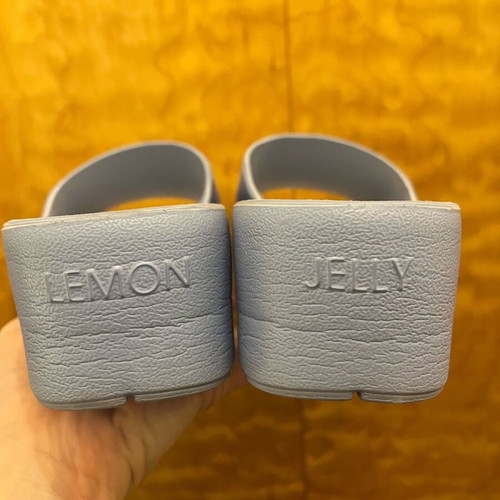 Lemon Jelly slippers used, very light, blue, size 40