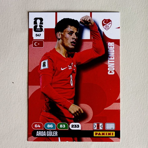 Arda Güler Panini FIFA collectible card #547 like new