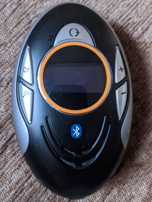 Bluetooth Handsfree Car Kit with LCD Screen and Sun Visor Clip like new
