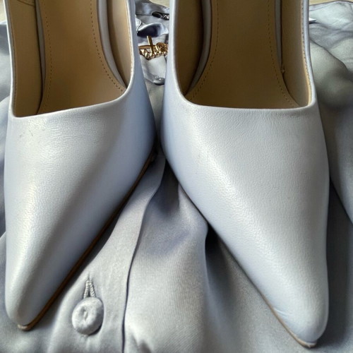 Tsakiris Mallas blue pumps like new, size 38