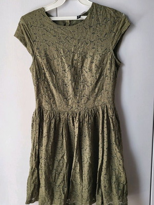 Lace dress khaki like new