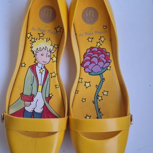 Melissa Le Petit Prince ballerinas like new, size 40, yellow multicolor