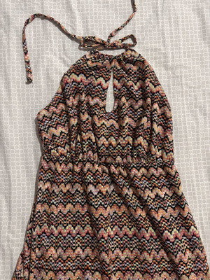 Desiree women's maxi knitted dress like new, brown, size M