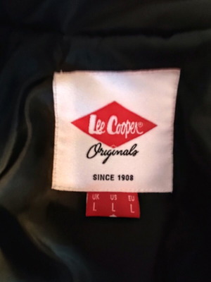 Lee Cooper unisex jacket Large like new, black