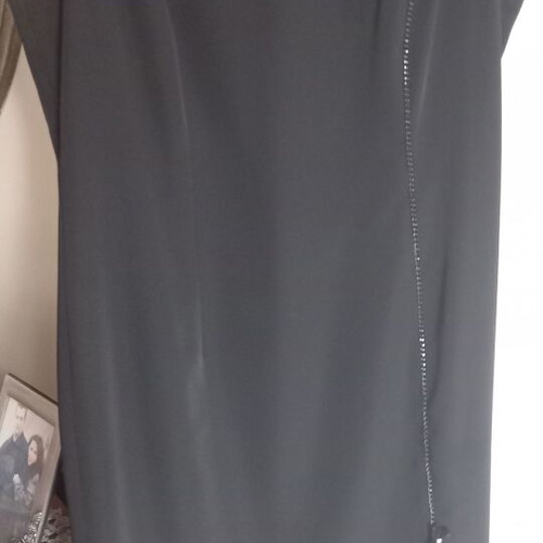 Black dress and jacket set used, size 54
