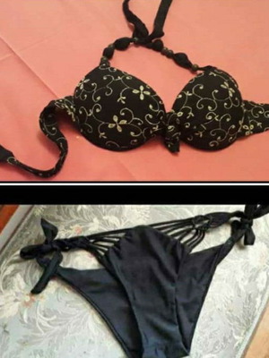 Μαγιό μαύρο μέγεθος L πολύ όμορφο