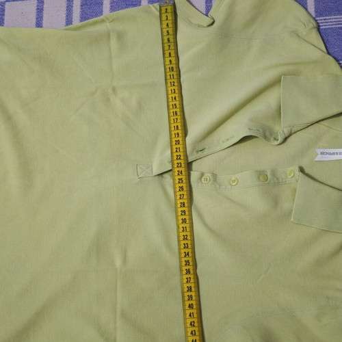 Marks & Spencer women's short-sleeve blouse used, green, size L