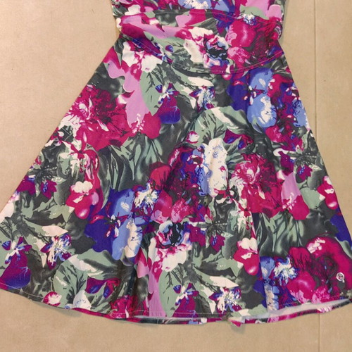 Dress XS like new, colorful, above knee length
