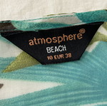 Transparent beach caftan kimono