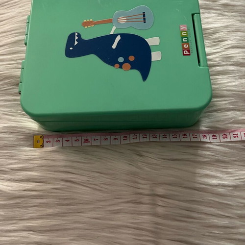 Penny Scallan Mini Bento Box “Dino Rock” children's food container used