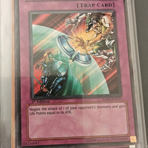 Yu-Gi-Oh card Draining Shield like new