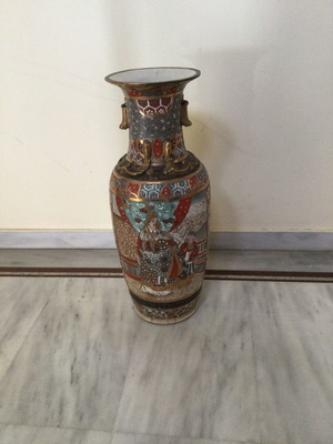 Porcelain floor vase like new, height 60cm