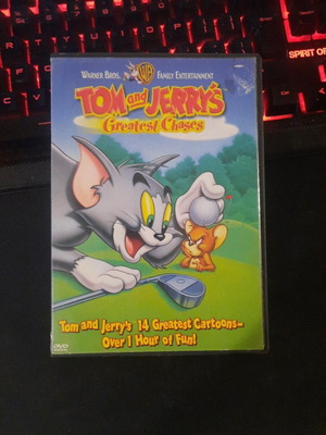Tom and Jerry's Greatest Chases DVD, 14 classic cartoons
