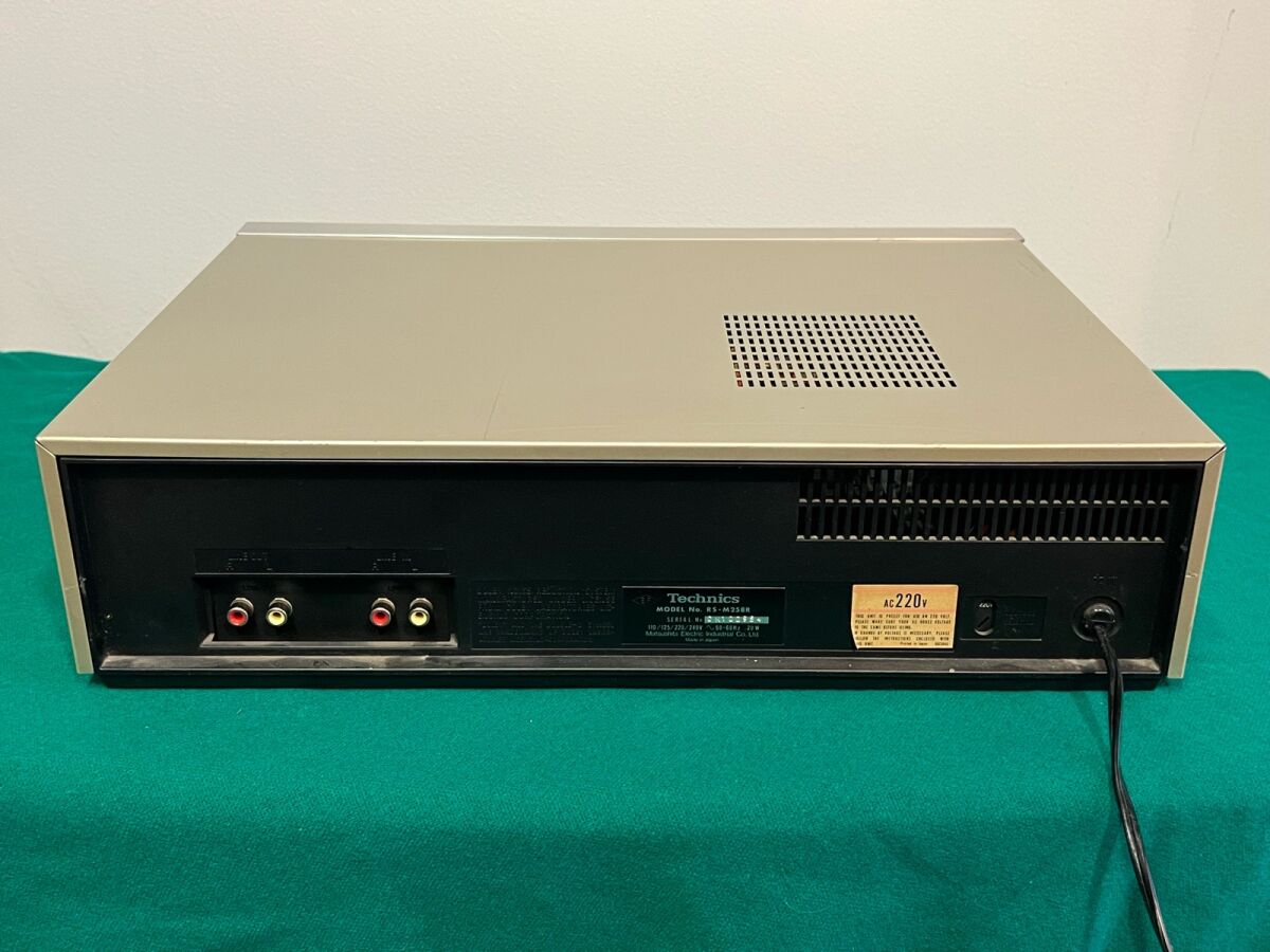 Technics ステレオカセットデッキ RS-M258R 説明書付 RS-M258R