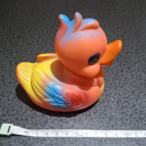 Children's bath figures used, duck and turtle (2 pcs)