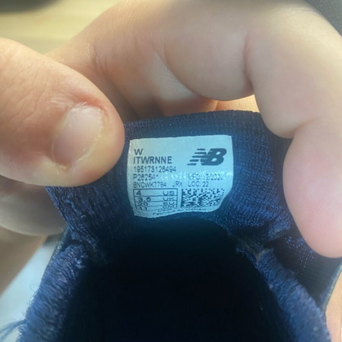 New Balance kids sports shoes size 20 like new