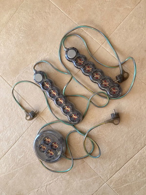 IKEA Hagberg vintage power strip set E0401 E0402