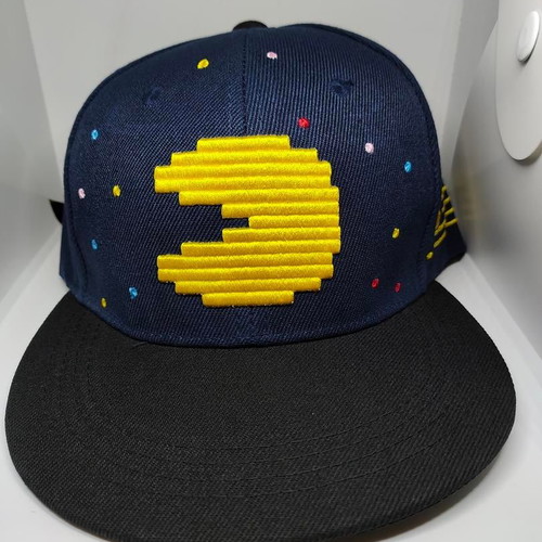 Snapback Pac Man Vintage Retro Hat like new