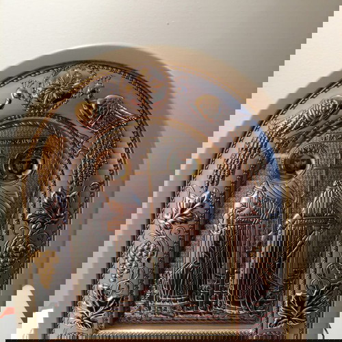 Ιερή εικόνα Αγίων Κωνσταντίνου και Ελένης καινούργια από τις Καρυές Αγίου Όρους