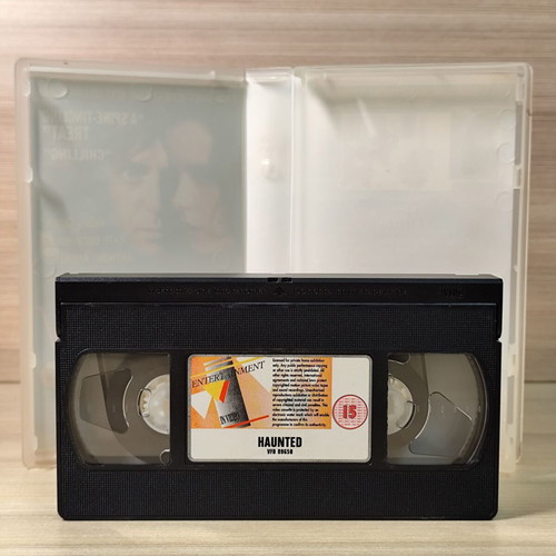 Haunted VHS used, genuine English edition videocassette