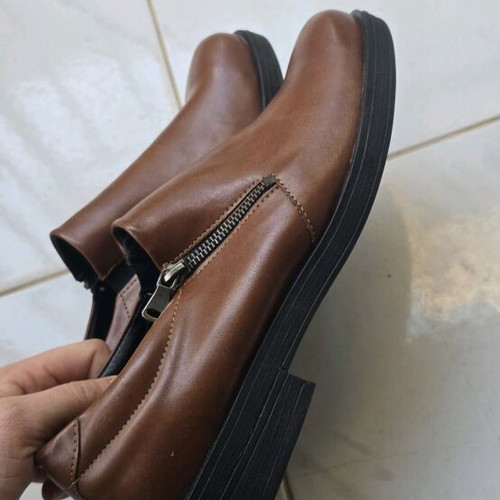 Gkoulis Leather Brown Moccasins New Size 40