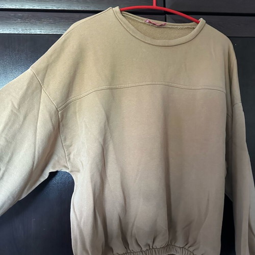 Oversized blouse in dark camel beige like new