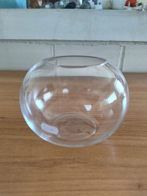 Glass decorative vase tabletop used