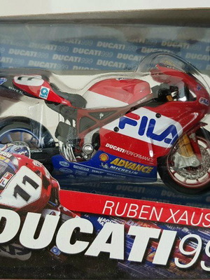 Maisto Ducati 999 Ruben Xaus μοντέλο μοτοσυκλέτας 1:18 2003