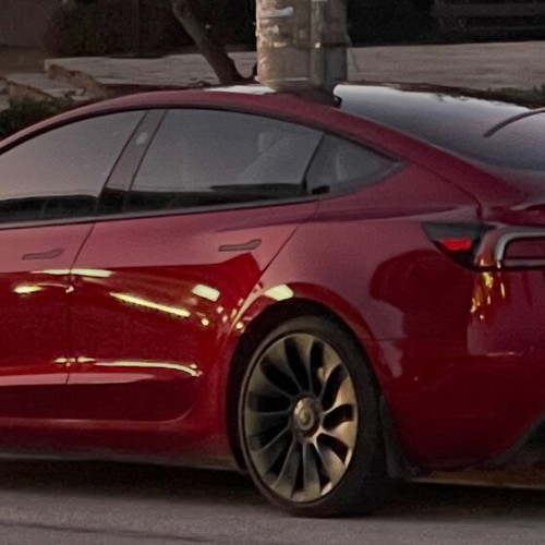 Tesla Model 3/Y Performance Uber Turbine OEM Wheels and Goodyear Eagle F1 Super Sport Tires new