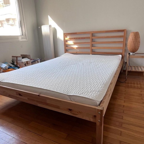 IKEA bed with mattress, like new