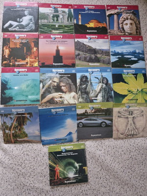 Discovery documentary DVDs like new, pack of 17 with subtitles