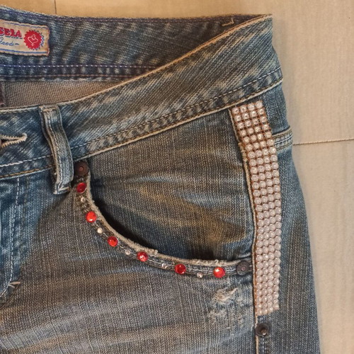 RossoDisera denim shorts used size 40 with new size 38 gift