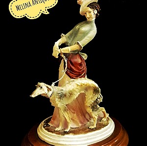 "Η κοπέλα με το σκύλο" αγαλματίδιο βικτωριανής εποχής