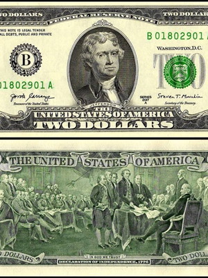 ΗΠΑ 2 Dollars 2017 UNC