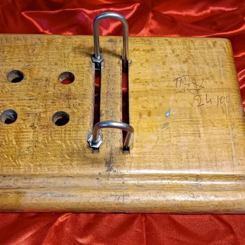 Wooden calendar stand used, vintage 60-70s