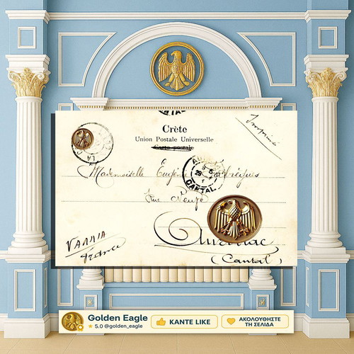 The Philharmonic of the Cretan Gendarmerie postcard used
