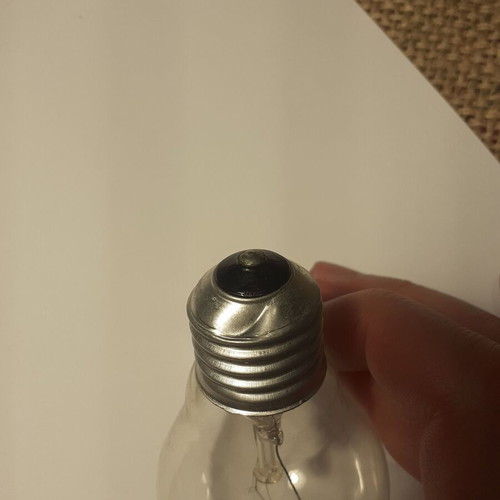 Vintage Phillips and Geyer incandescent bulbs used, set of 6