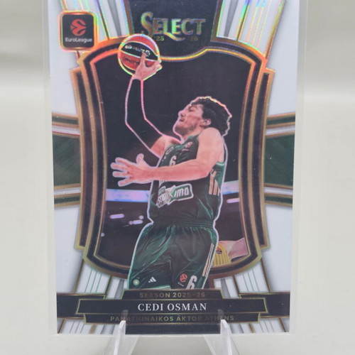 2025-26 Panini Select EuroLeague Cedi Osman Premier Level Prizm card