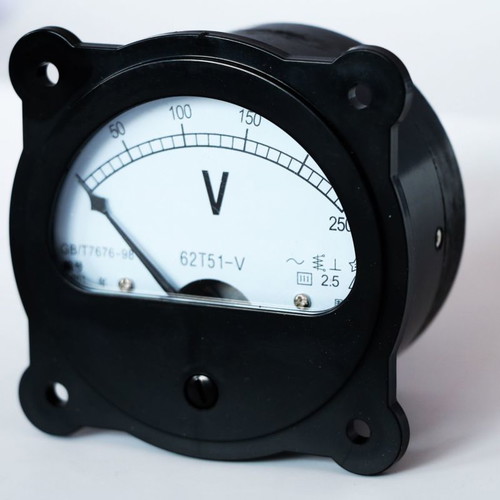 AC current meter analog voltmeter 0-250V new large dial
