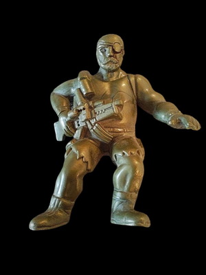 Mikrodynami Bob the One-Eyed Figure like new, gold color