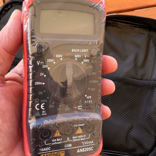 Aneng Digital Multimeter new, complete set with battery and case