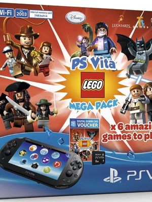 Sony PS Vita Lego Mega Pack console used, boxed