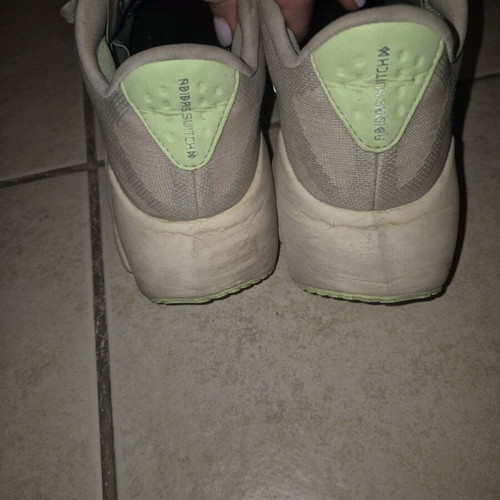 Adidas Switch athletic shoes used, grey-green with reflective details, size 41