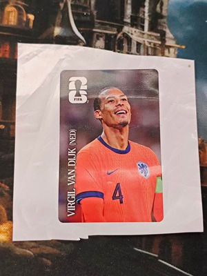 Panini FIFA Virgil van Dijk ποδοσφαιρικό αυτοκόλλητο από τη σειρά Coca-Cola